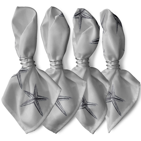 Highland Dunes Set Of 4 Starfish Cloth Napkins Wayfair.co.uk